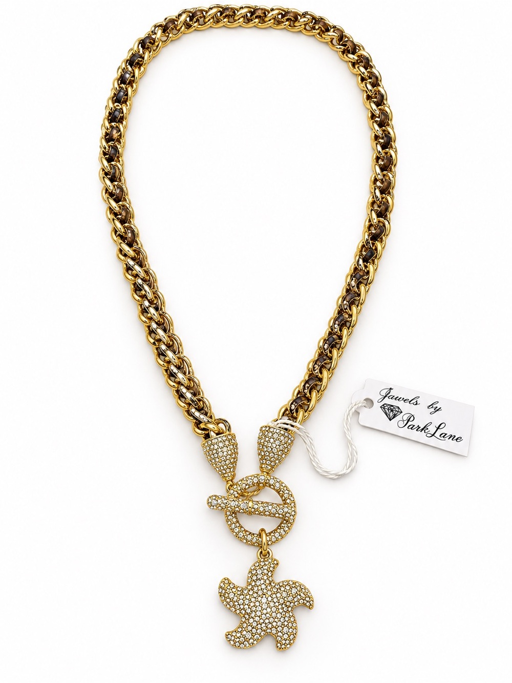 Park Lane Gold Tone “Sea Quest” Pendant Necklace NIB